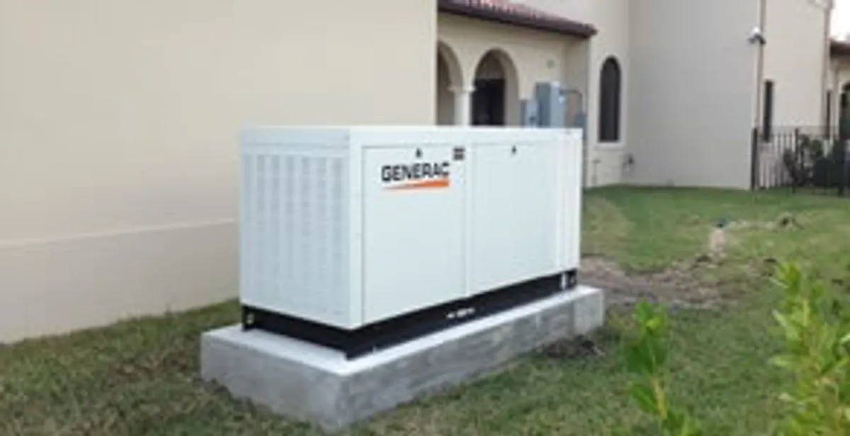 generator installation service showing standby generator professionally installed for residential power backup in Green Bay, WI